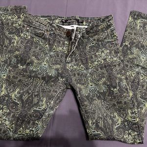 EUC Zara premium printed denim sz 2